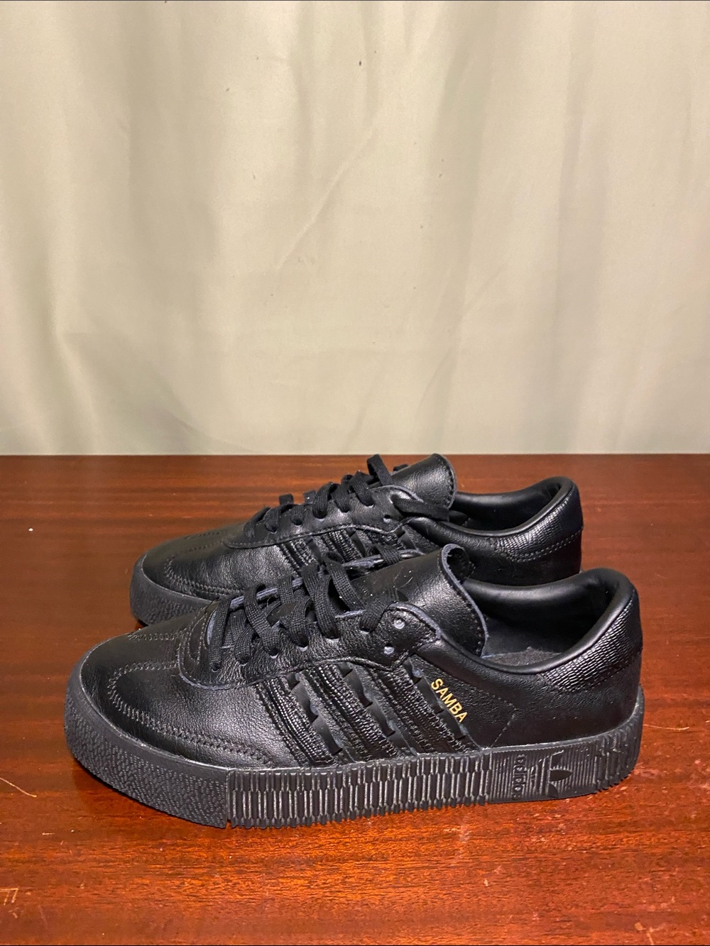 Adidas X J KOO Sambarose Core Black with Ruffles Women’s (FV7403) shoes  size 8